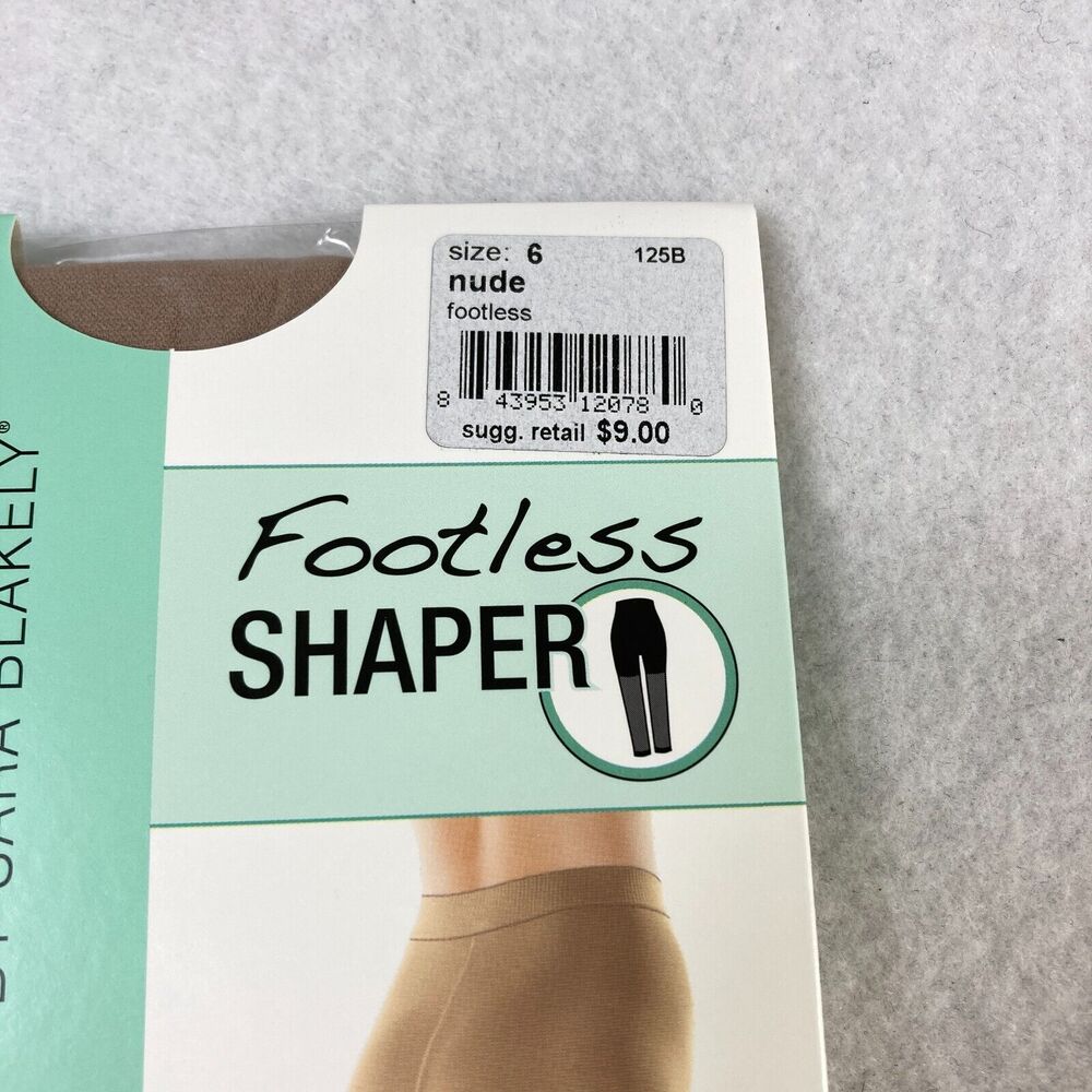 SPANX Assets by Sara Blakely Footless Shaper Tights Pantyhose‎ Nude Brown Size 6 - Picture 2 of 7
